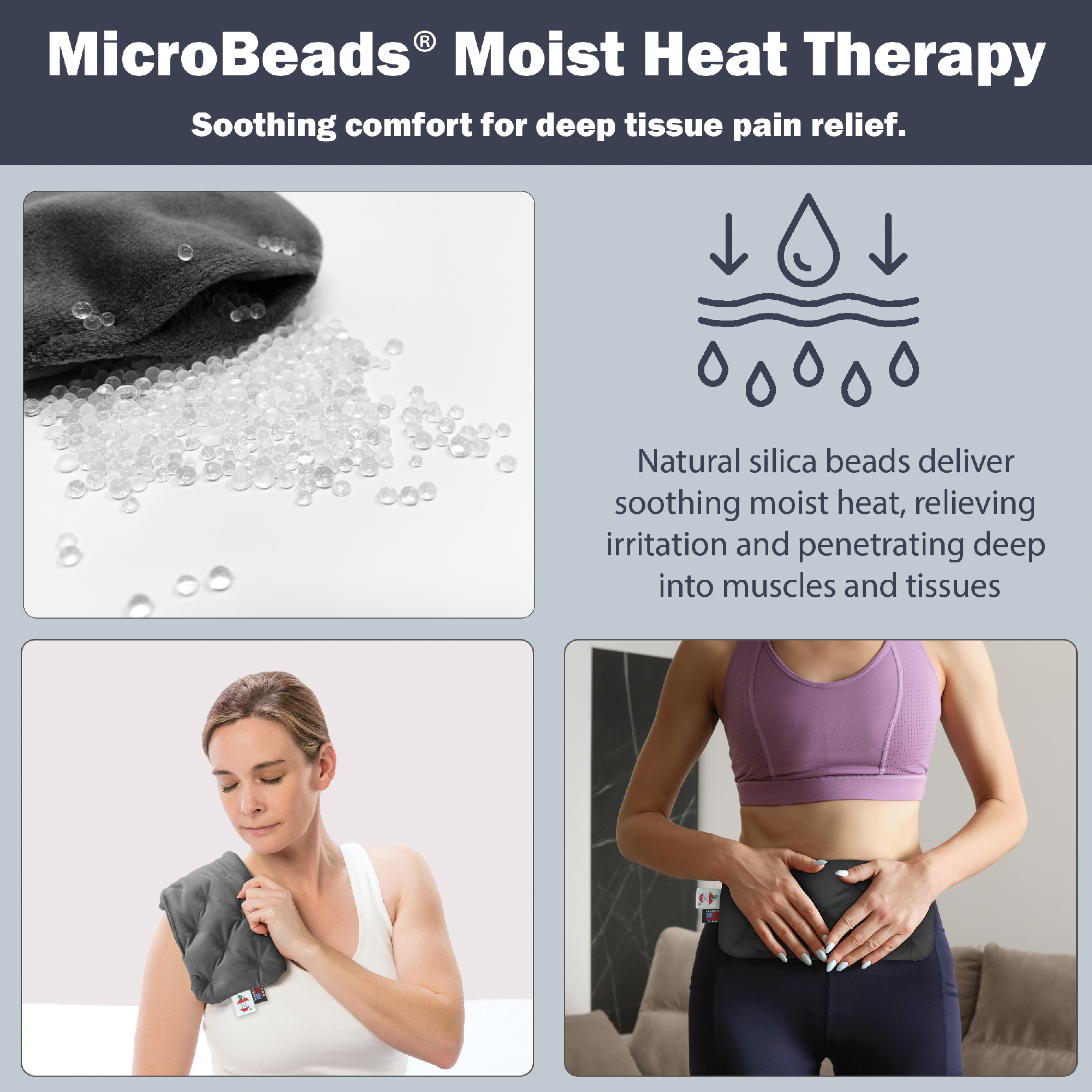 MicroBeads Moist Heat Therapy Packs