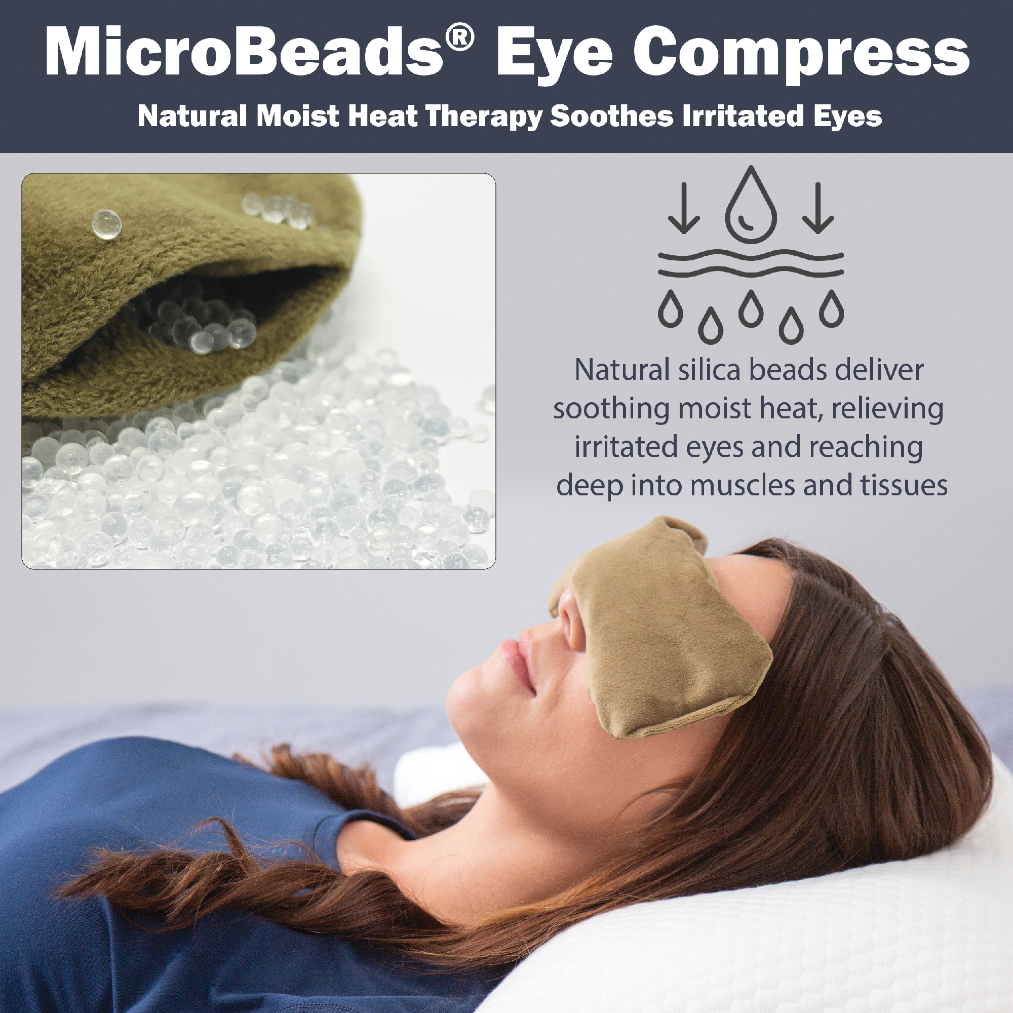 MicroBeads Dry Eye Compress Moist Heat Pack