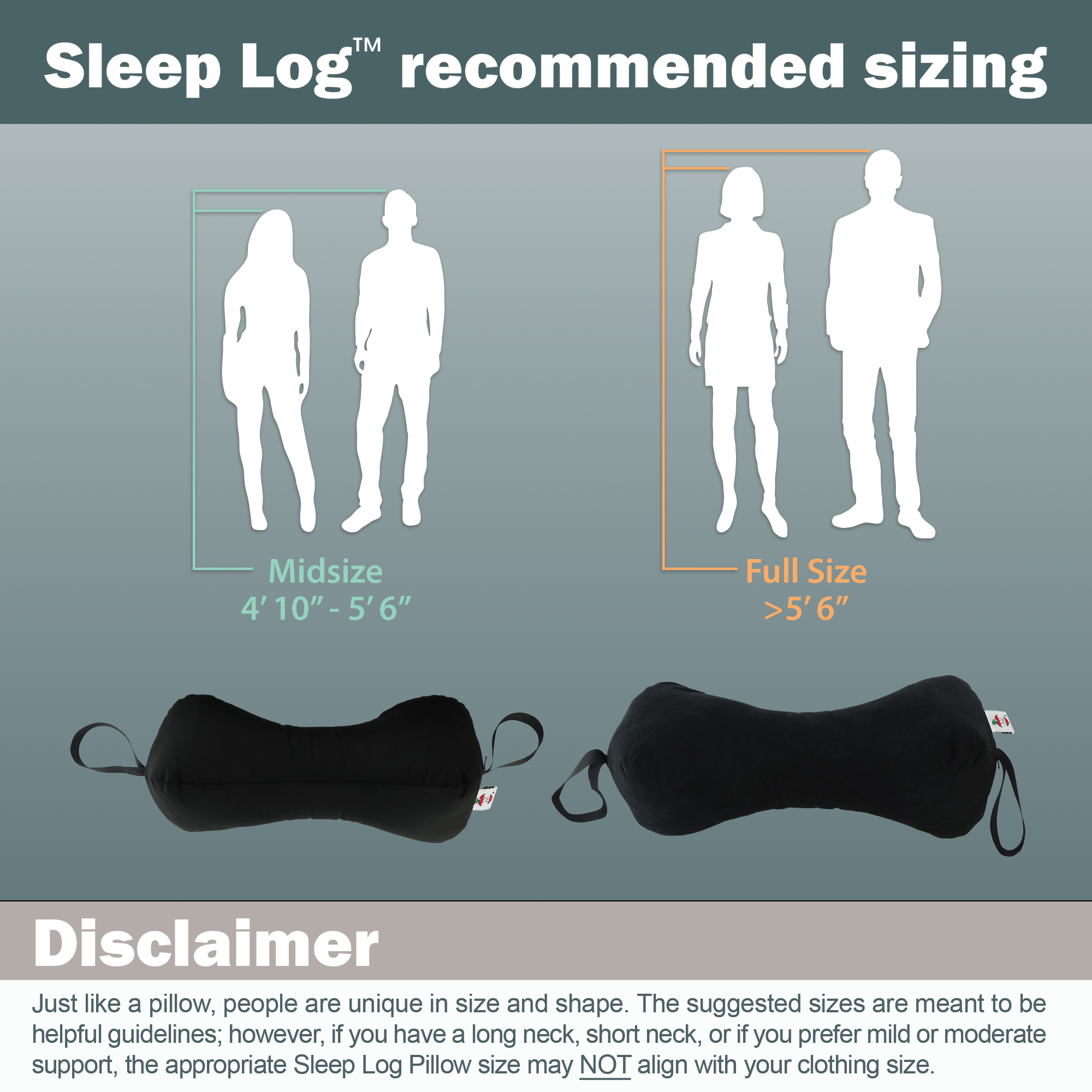 Sleep Log Bone Shaped Neck Back Pillow Help Reduce Pain