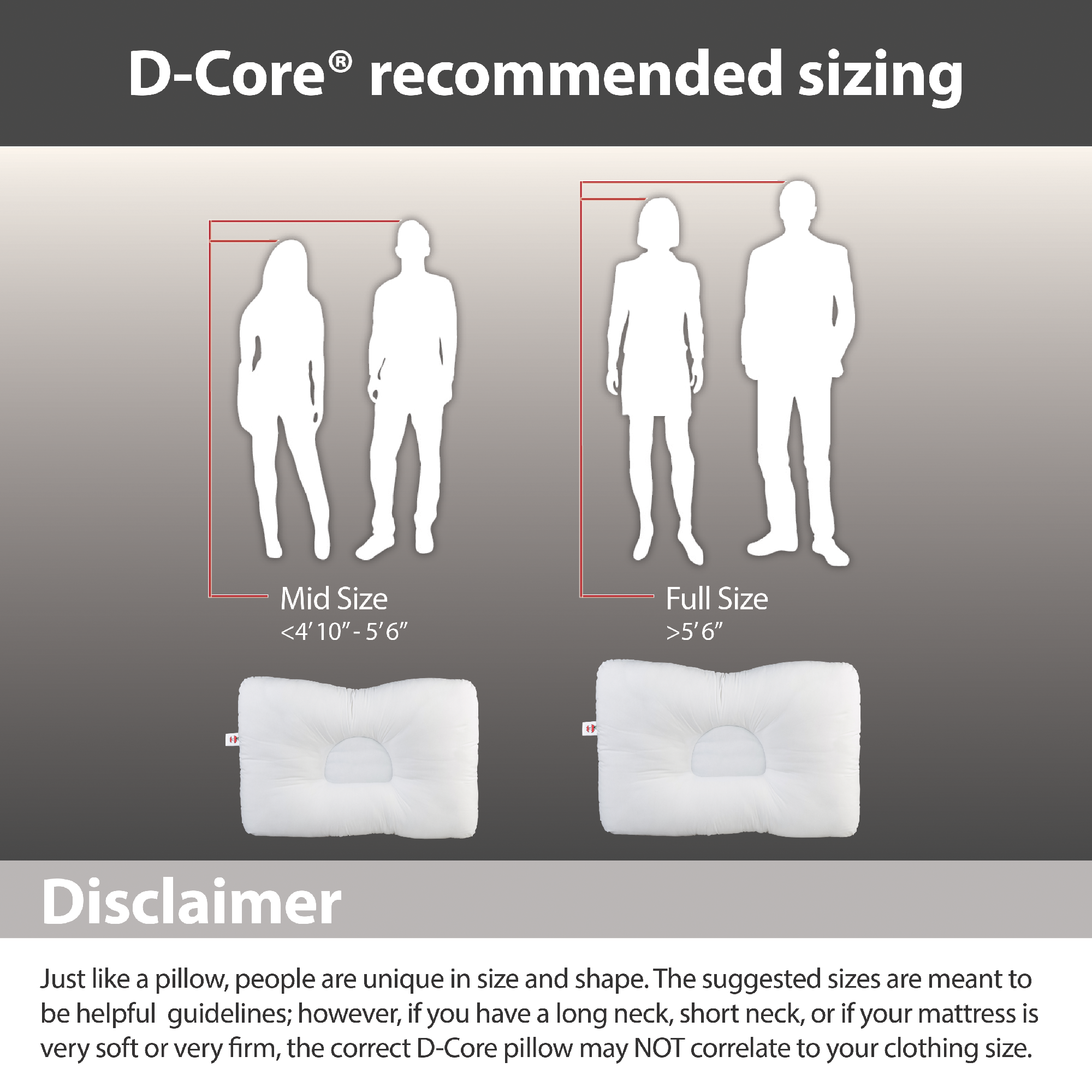 D-Core Cervical Support Pillow